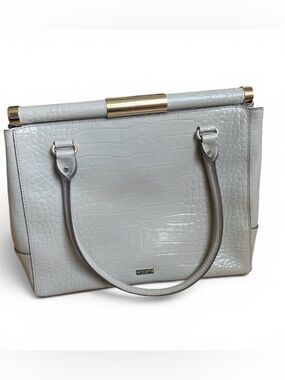 Kate Spade Knightsbridge Constance Large Satchel Tote - Soft Taupe Croc Embossed